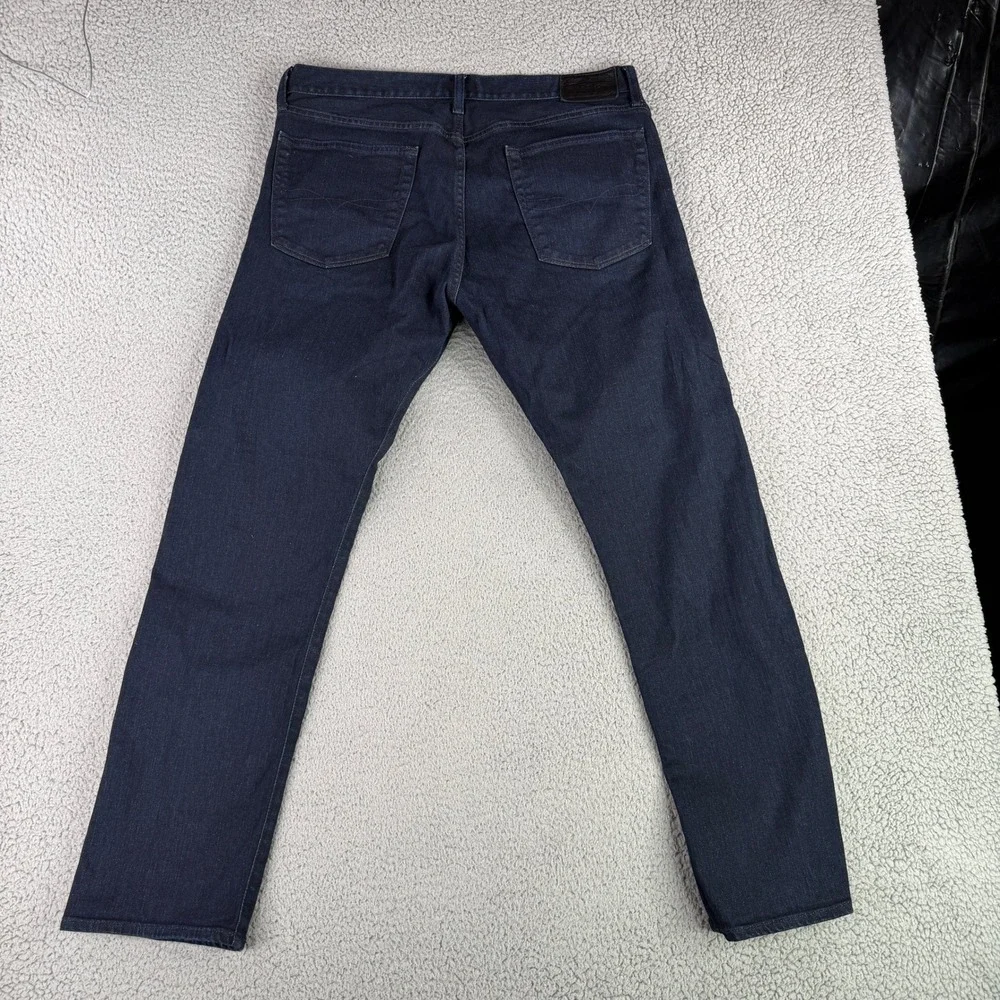 Polo Ralph Lauren Jeans Mens 36x32 Blue Hampton Relaxed Straight Dark Wash Denim